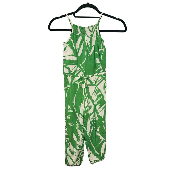 Lilly Pulitzer For Target White Green Kid's Jumpsuit Size 4T - Picture 1 of 6